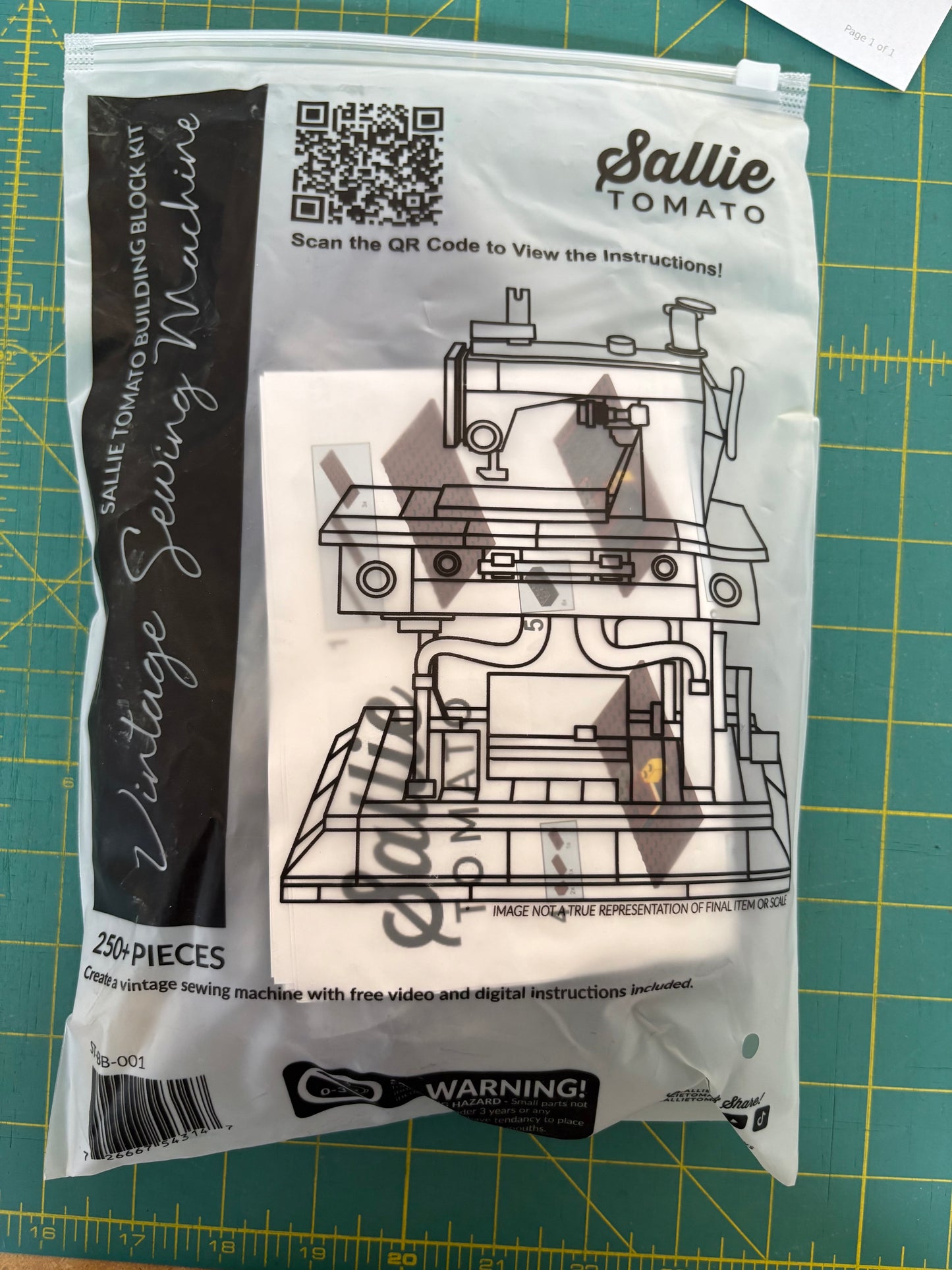 Vintage Sewing Machine Building Kit