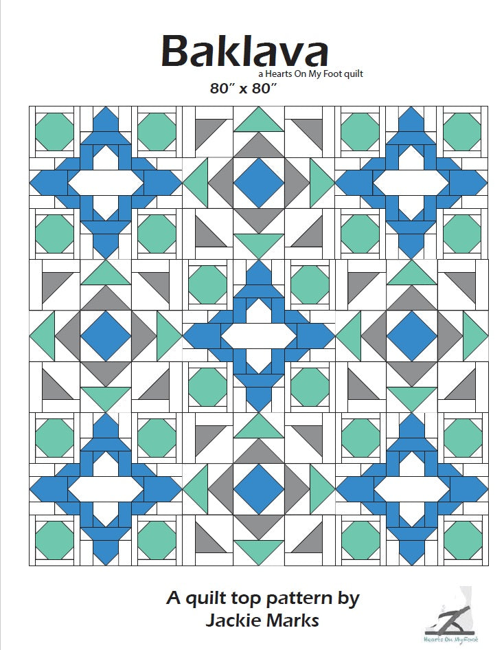 Baklava PDF Quilt Top Pattern