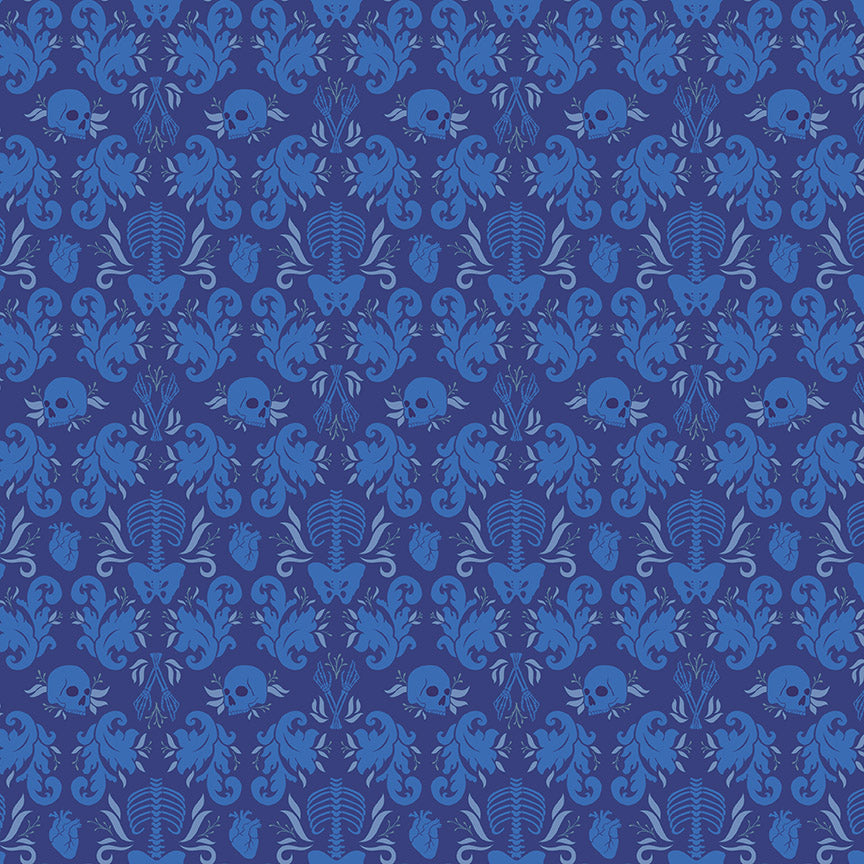 Damask Fatale Redeux Blue Dragon