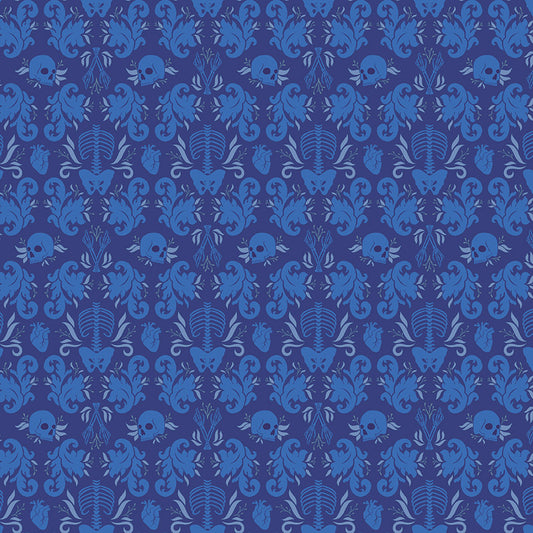 Damask Fatale Redeux Blue Dragon