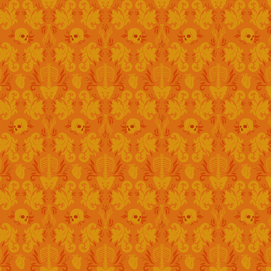 Damask Fatale Redeux Lava Flow